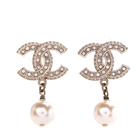 chanel pearl earing|chanel earrings outlet.